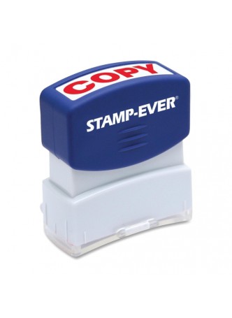 Message Stamp - "COPY" - 0.56" Impression Width x 1.69" Impression Length - 50000 Impression(s) - Red - 1 Each - uss5946
